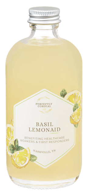 Basil LemonAid bottle