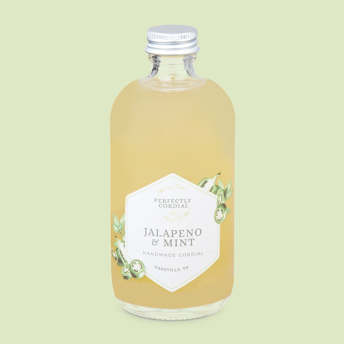 Jalapeno Mint Sour, styled