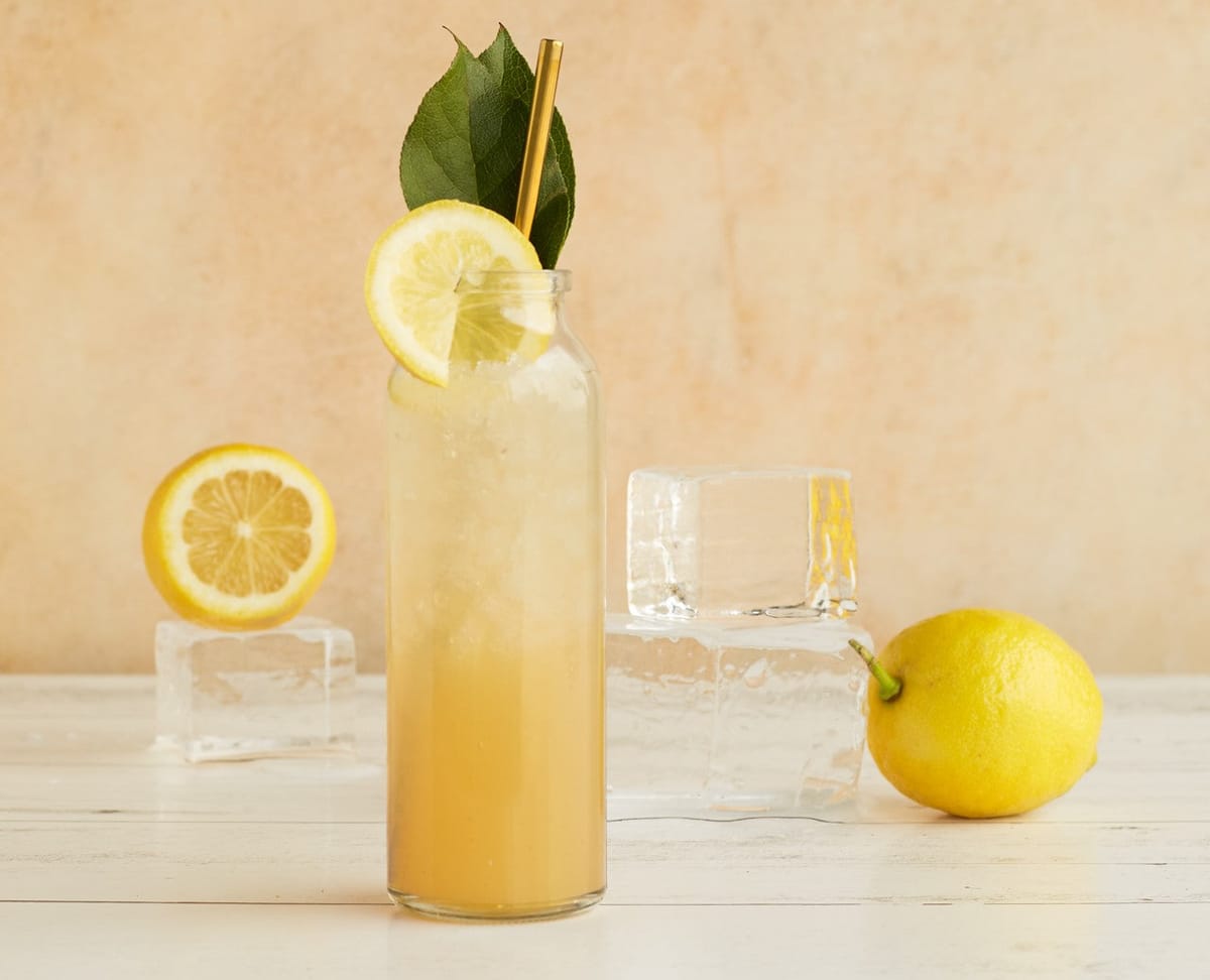 Basil LemonAid Sparkling Refresher
